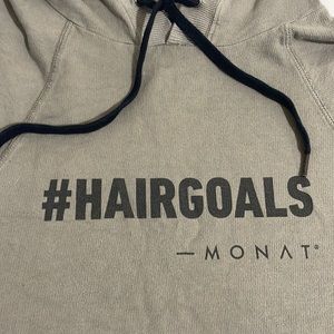 Gently loved Monat #Hairgoals kimono sweatshirt size M